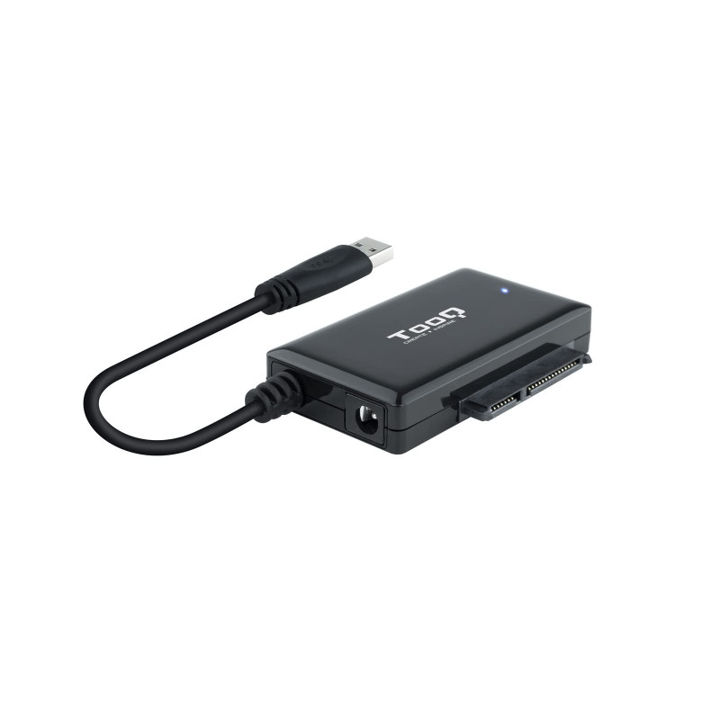TOOQ TQHDA-01A - Adaptateur USB 3.0 USB-A vers SATA pour disques durs 2,5" et 3,5", avec Alimentation, Noir TOOQ TQHDA-01A - Adaptateur USB 3.0 USB-A vers SATA pour disques durs 2,5" et 3,5", avec Alimentation, Noir