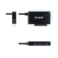 TOOQ TQHDA-01A - Adaptateur USB 3.0 USB-A vers SATA pour disques durs 2,5" et 3,5", avec Alimentation, Noir TOOQ TQHDA-01A - Adaptateur USB 3.0 USB-A vers SATA pour disques durs 2,5" et 3,5", avec Alimentation, Noir