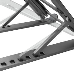 AISENS LPS1M-101 Support de Table réglable pour Ordinateur Portable/Tablette, Noir
