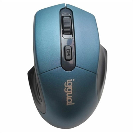 iggual Ratn inalmbrico ERGONOMIC-L-1600DPI Azul