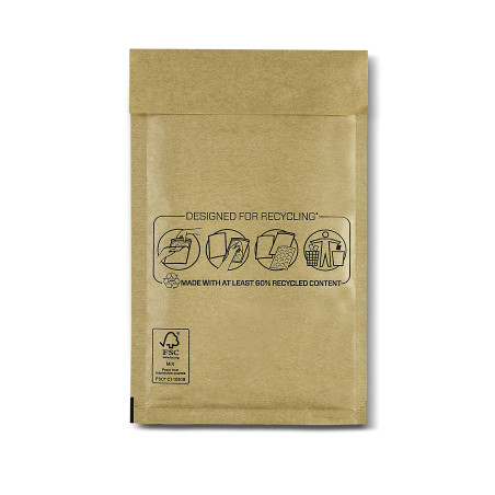 Bankers Box Enveloppes matelassées avec protection à bulles d'air pour objets fragiles, écologiques, fermeture sécurisée, 12 x 2