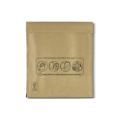 Bankers Box Enveloppes matelassées avec protection à bulles d'air pour objets fragiles, écologiques, fermeture sécurisée, 27 x 3