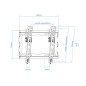 TooQ LP1044T-B - Support Mural pour écrans de 23"- 43"