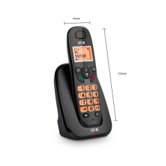 SPC Kairo - Téléphone Fixe sans Fil, Touches et écran éclairés, Identification de l'appelant, Volume Extra, compatibilité Gap, M