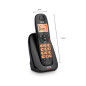 SPC Kairo - Téléphone Fixe sans Fil, Touches et écran éclairés, Identification de l'appelant, Volume Extra, compatibilité Gap, M SPC Kairo - Téléphone Fixe sans Fil, Touches et écran éclairés, Identification de l'appelant, Volume Extra, compatibilité Gap, M