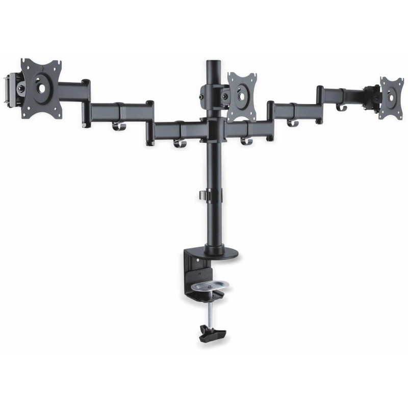 PureMounts OFFICE-03 Soporte de escritorio Para 3 monitores 33-69 cm (13-27"), inclinable: -45 ° a 45 °, giratorio: 180 °, girat PureMounts OFFICE-03 Soporte de escritorio Para 3 monitores 33-69 cm (13-27"), inclinable: -45 ° a 45 °, giratorio: 180 °, girat