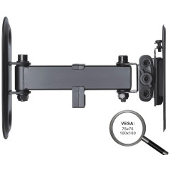 PureMounts PM-FM11-100 Support Murale pour Télévision 33-69 cm Noir