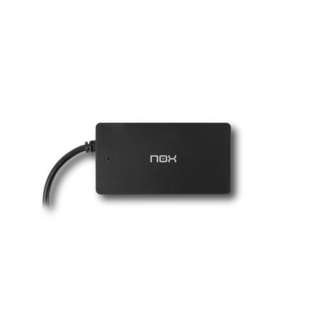 NOX XTREME PRODUCTS - HUB USB 4 PORT USB 3.0, COMPATIBLE WINDOWS XP/VISTA/7/8/10, MAC OS 10, LINUX, NOIR