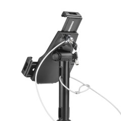 AISENS Support de Tablette Store 'n' Go Anti-vol Noir