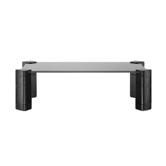 AISENS Soporte Elevador Cristal para Monitor y Portátil Hasta 32"