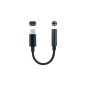 Nanocable 10.24.1205 - Câble Adaptateur Audio USB-C/M vers Jack 3.5/H, 11 cm, Noir Nanocable 10.24.1205 - Câble Adaptateur Audio USB-C/M vers Jack 3.5/H, 11 cm, Noir