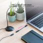 Nanocable 10.24.1205 - Câble Adaptateur Audio USB-C/M vers Jack 3.5/H, 11 cm, Noir Nanocable 10.24.1205 - Câble Adaptateur Audio USB-C/M vers Jack 3.5/H, 11 cm, Noir