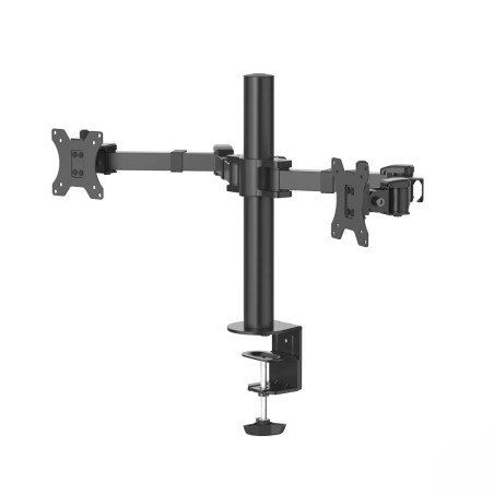 Hama Support écran PC Double Bras '00118493' (Bras Extensibles pour 2 Ecrans Moniteurs PC 33-89 cm /13"-35", Hauteur réglable, P