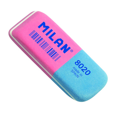 Blister 1 gomme 8020 (double usage) + 1 gomme Oval 118 (caoutchouc synthétique)