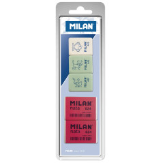 Blister 3 gommes 445+ 2 gommes nata® 624