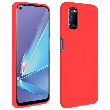 OPPO Coque de Protection Rose en Silicone A72