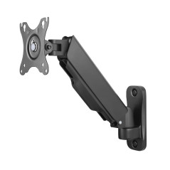 Ewent Support Mural pour écrans de 17-32", VESA 75 x 75 mm et 100 x 100 mm, Inclinaison Ergonomique pivotante et pivotante, capa