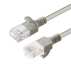 Microconnect U/UTP CAT6A Slim 5M Gris Marque