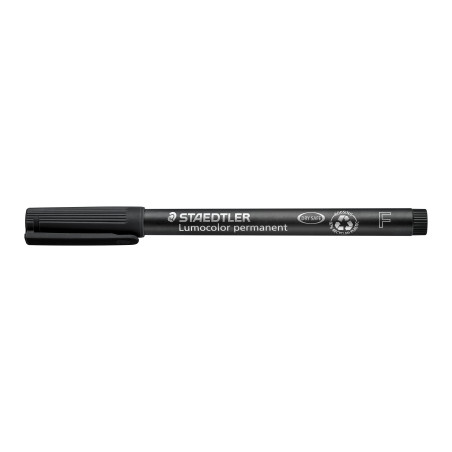 Staedtler - Lumocolor Permanent 318 - Etui Carton 10 Feutres Permanents Pointe Fine 0,6mm Assortis - 318 C10