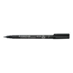 Staedtler - Lumocolor Permanent 318 - Etui Carton 10 Feutres Permanents Pointe Fine 0,6mm Assortis - 318 C10