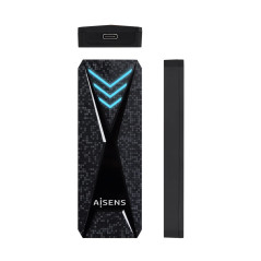AISENS Caja EXTERNA Disque dur SSD M.2 NVME ASM2-RGB013B