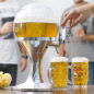 InnovaGoods - Distributeur de Bière Réfrigérant 3,5L, Machine à Jus de Fruits, Fontaine d'alcool avec Réservoir à Glaçons, PMMA 