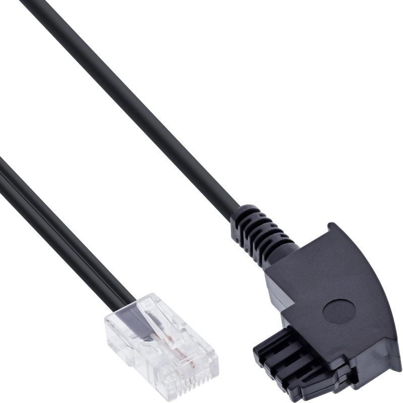 InLine TAE-F 20m câble de téléphone Noir - Cables de téléphone (20 m, TAE-F, RJ45, Noir, Male connector / Male connector) InLine TAE-F 20m câble de téléphone Noir - Cables de téléphone (20 m, TAE-F, RJ45, Noir, Male connector / Male connector)