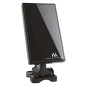 Maclean MCTV-970 Antenne de télévision DVB-T/T2 H.265 HEVC STB Interne-Externe Noir VHF/UHF Amplificateur SMD Alimentation AC 23