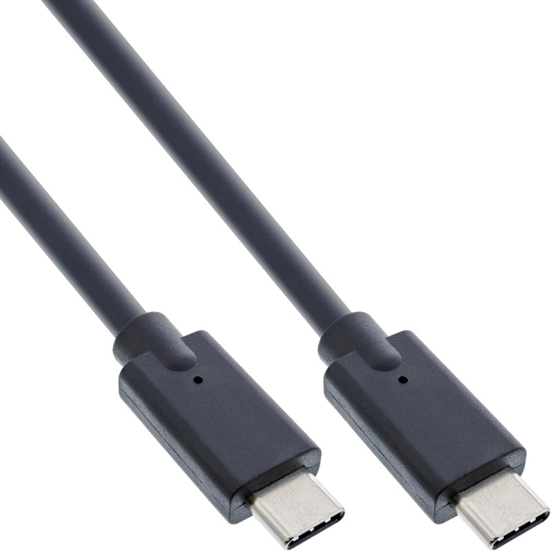 InLine 35706A câble USB 0,5 m USB 3.2 Gen 2 (3.1 Gen 2) USB C Noir