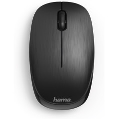 Hama Souris sans Fil avec Mini Récepteur USB MW-110 (Résolution Capteur 1000 PPP, 2.4 Ghz, pour Droitiers & Gauchers, 3 Boutons,