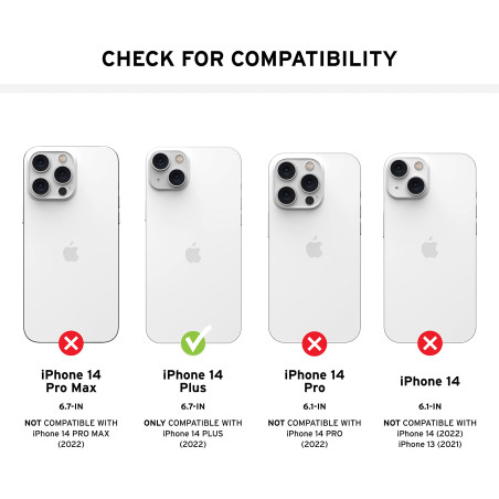 Urban Armor Gear UAG Monarch Housse de Protection Compatible Apple iPhone 14 Plus [Compatible Chargement sans Fil, Protection 5