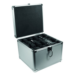 LogiLink Valise Protection en Aluminium pour jusqu'à 4 X 8,9 cm (3,5 ") et 2 x 6,4 cm (2,5) Disques durs 10x 3,5" HDD