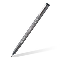 Staedtler 308–02–9 Feutre Fineliner Pigment Liner – Noir Largeur du trait : 0,4 mm Blistercard of 1 noir