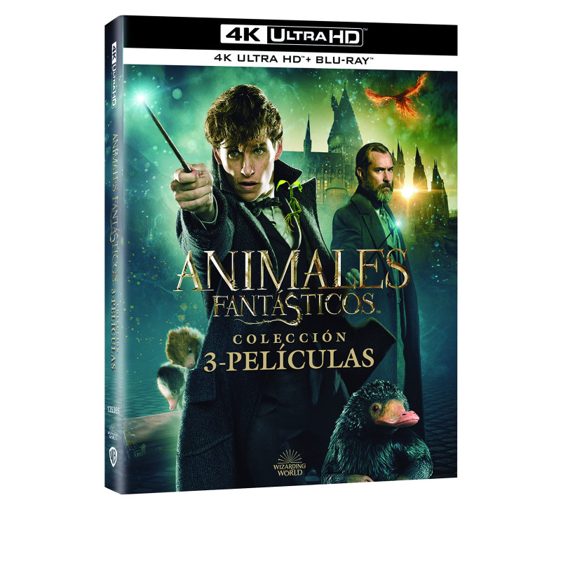 Animales Fantásticos - Colección 3 Películas Ultra HD - BD Animales Fantásticos - Colección 3 Películas Ultra HD - BD