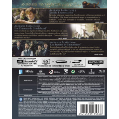 Animales Fantásticos - Colección 3 Películas Ultra HD - BD