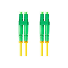lanberg LATIGEUR FIBRE 2M MONO LC/APC-LC/UPC DUPLEX G657A1 LSZH JAUNE