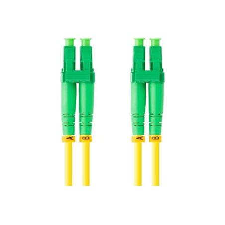 lanberg LATIGEUR FIBRE 2M MONO LC/APC-LC/UPC DUPLEX G657A1 LSZH JAUNE