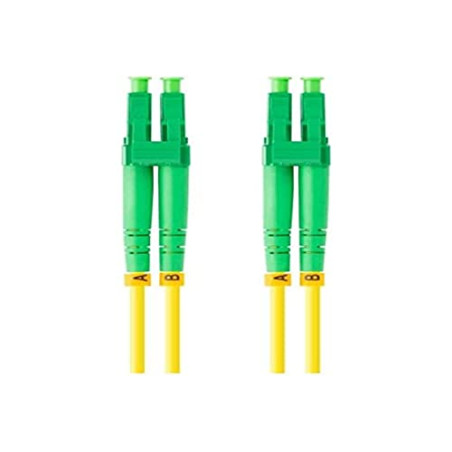 lanberg LATIGEUR FIBRE 2M MONO LC/APC-LC/UPC DUPLEX G657A1 LSZH JAUNE