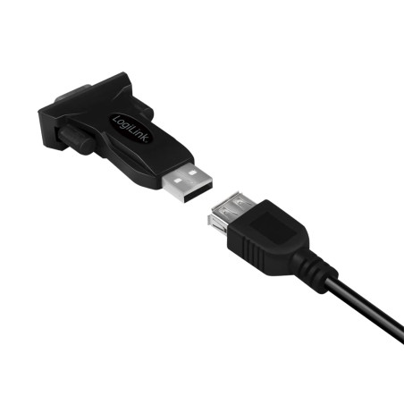 LogiLink Adaptateur USB 2.0 (Type-A) vers série (RS232-9 Broches) pour Win 11