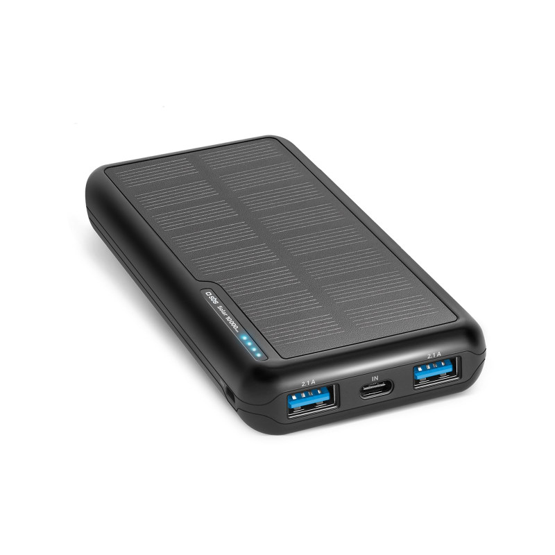 SBS Solar PowerBank, 10000mAh, PowerBank avec Panneau Solaire, Recharge Rapide, Intelligent Charge (IC), LED de Charge, 1x USB-C SBS Solar PowerBank, 10000mAh, PowerBank avec Panneau Solaire, Recharge Rapide, Intelligent Charge (IC), LED de Charge, 1x USB-C