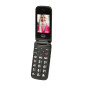 Trevi -Téléphone Portable pour Personnes âgées à clapet avec Grandes Touches Grand écran LCD 2.4 Fonction sos Double caméras Rad