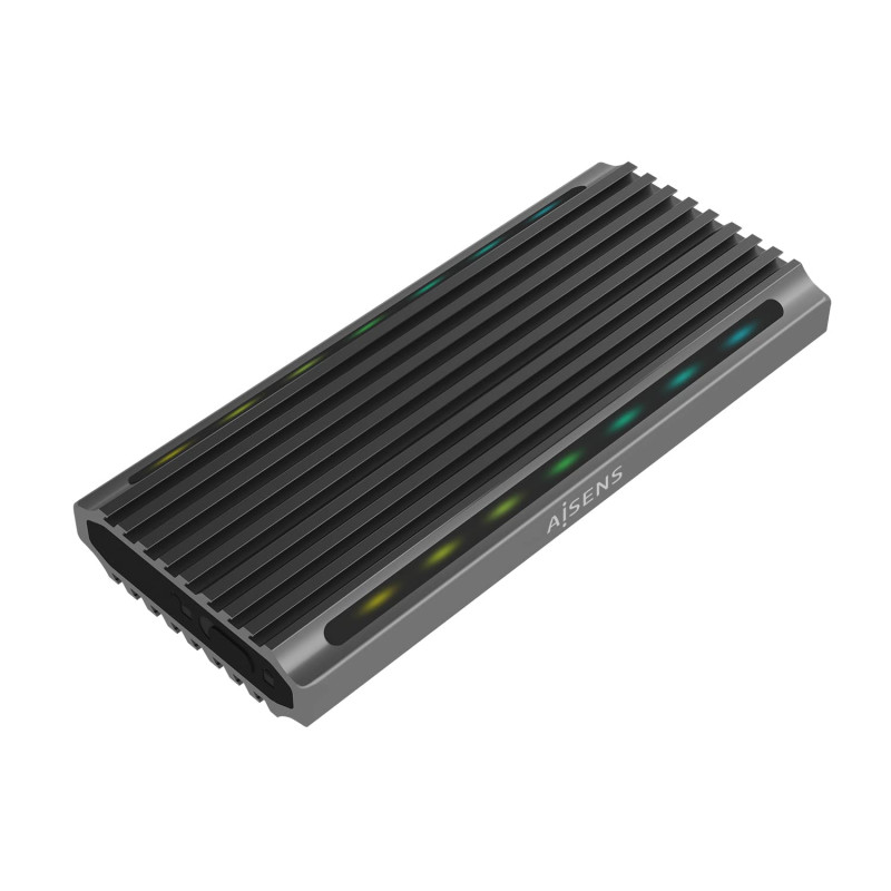 AISENS Caja EXTERNA Disque dur SSD M.2 SATA NVME ASM2-RGB011GR USB 3.2 GEN2 SIN TORNILLOS AISENS Caja EXTERNA Disque dur SSD M.2 SATA NVME ASM2-RGB011GR USB 3.2 GEN2 SIN TORNILLOS