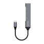 AISENS - A109-0541 - HUB USB 3.1 USB-C Aluminium, USB-C/M-4xType A/H, Gris, 10 cm AISENS - A109-0541 - HUB USB 3.1 USB-C Aluminium, USB-C/M-4xType A/H, Gris, 10 cm