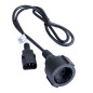 AKYGA AK-PC-13A Câble d'alimentation Schuko 3 Broches IEC C14 / EU CEE 7/4 15 1,0 m Noir AKYGA AK-PC-13A Câble d'alimentation Schuko 3 Broches IEC C14 / EU CEE 7/4 15 1,0 m Noir