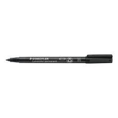 Staedtler - Lumocolor Permanent 317 - Etui Carton 14 Feutres Permanents Pointe Moyenne 1 mm Assortis - 317 C14