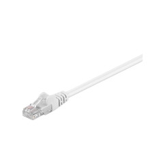 CAT 5e Câble de Liaison, U/UTP, Blanc, 15m Longueur de Câble