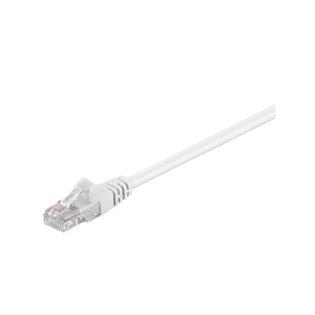 CAT 5e Câble de Liaison, U/UTP, Blanc, 15m Longueur de Câble