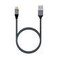 AISENS - A107-0630 - Câble USB 3.1 Gen2 10 Gbps 3A, type USB-C/M-A/M, gris, 0,5 m AISENS - A107-0630 - Câble USB 3.1 Gen2 10 Gbps 3A, type USB-C/M-A/M, gris, 0,5 m