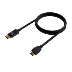 AISENS Câble convertisseur DisplayPort vers HDMI - DP/M-HDMI/M - 1,5 m - Noir