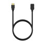 AISENS Câble HDMI V2.0 Premium Haute Vitesse/Hec 4K@60Hz 18Gbps A/M-A/H Noir 3.0M